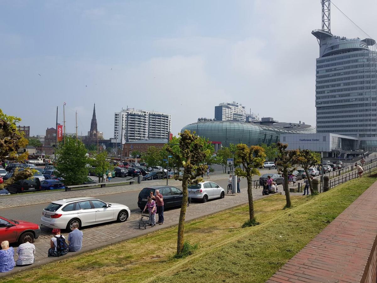 Ferienwohnung Koralle - Am Wasser Bremerhaven Ngoại thất bức ảnh